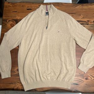 XL Tommy Hilfiger Half Zip Sweater